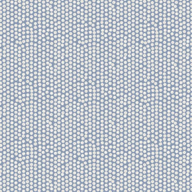 Spotty Fabric China Blue