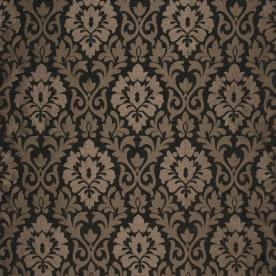 Coba Curtain Fabric Ebony