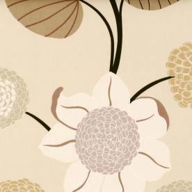 Delilah Curtain Fabric Vanilla