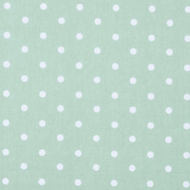 Dotty Curtain Fabric Seafoam
