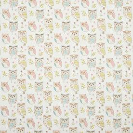 Hoot Curtain Fabric Sage