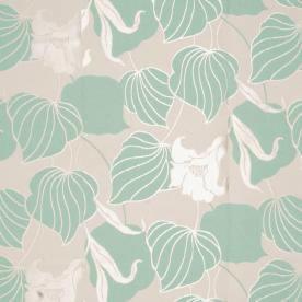 Lily Damask Curtain Fabric Teal