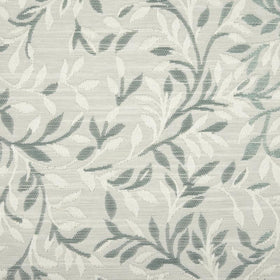 Little Leaf Curtain Fabric Duck Egg