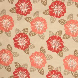 Neopolitan Curtain Fabric Cranberry