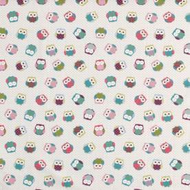 Owls Fabric Multi