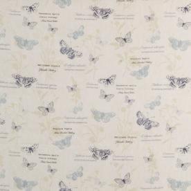 Papillon Curtain Fabric Chambray