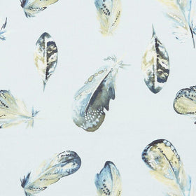 Plume Curtain Fabric Lagoon