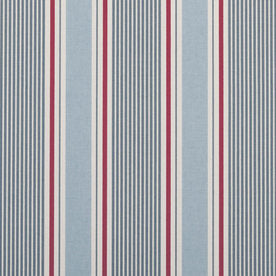 Clarke & Clarke Sail Stripe Fabric Marine