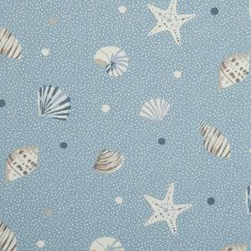 Sea Shells Curtain Fabric Marine