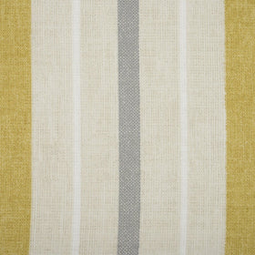 Vintage Stripe Curtain Fabric Ochre