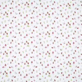 Toadstools Curtain Fabric Pink