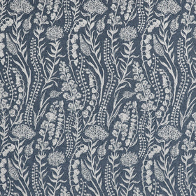 Turi Curtain Fabric Denim