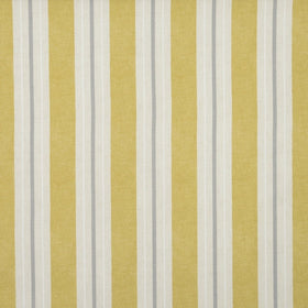 Vintage Stripe Curtain Fabric Ochre