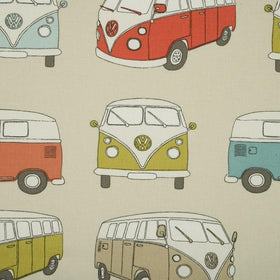 VW Campervan Curtain Fabric Multi