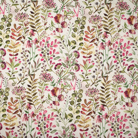 Whitwell Curtain Fabric Magenta
