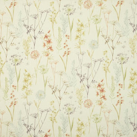 Wild Flower Fabric Terracotta