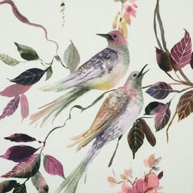 Linda Barker Wisteria Fabric Autumn-Cream
