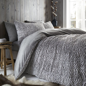 Catherine Lansfield Wolf Bedding Set Neutral