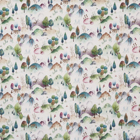 Prestigious Textiles Woodland Walk Fabric Candyfloss
