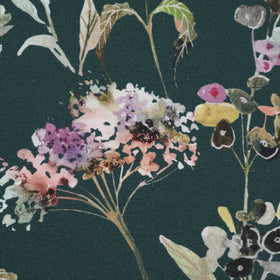 Linda Barker Yarrows Fabric Autumn-Green