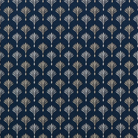 Zion Curtain Fabric Midnight