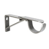 3 Sided Eyelet Bay Pole 400cm Satin Silver