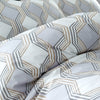 Bianca Atticus Geometric Bedding Set Grey