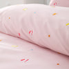 Catherine Lansfield Embroidered Unicorn Bedding Set Pink