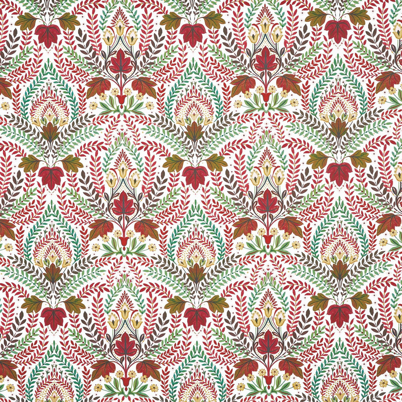 Prestigious Textiles Script Fabric Cherry