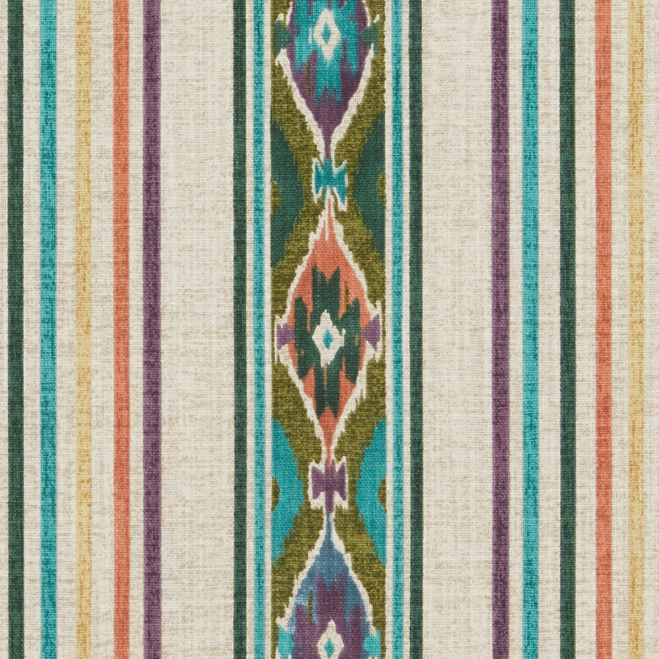 iLiv Boho Stripe Fabric Olivine