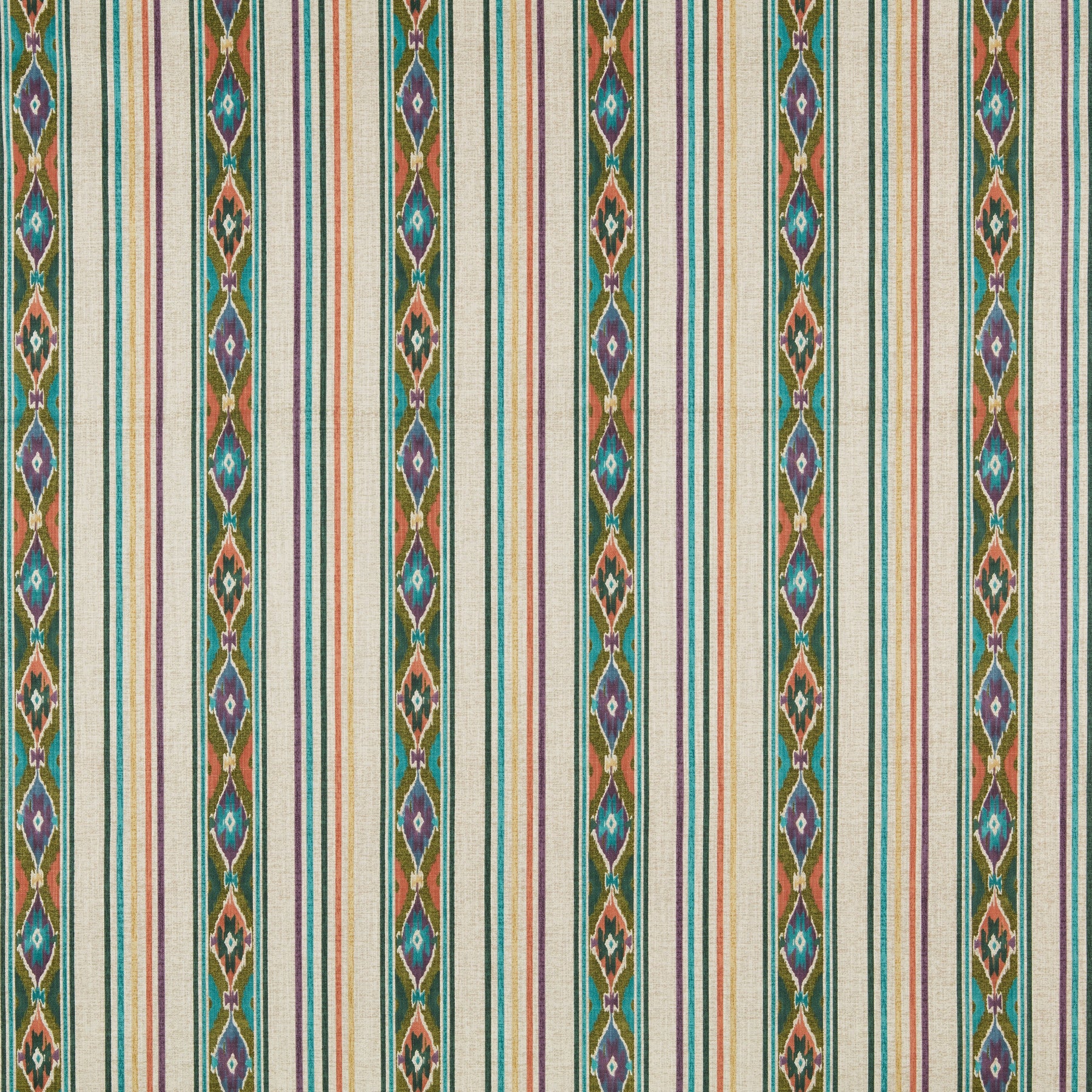 iLiv Boho Stripe Fabric Olivine