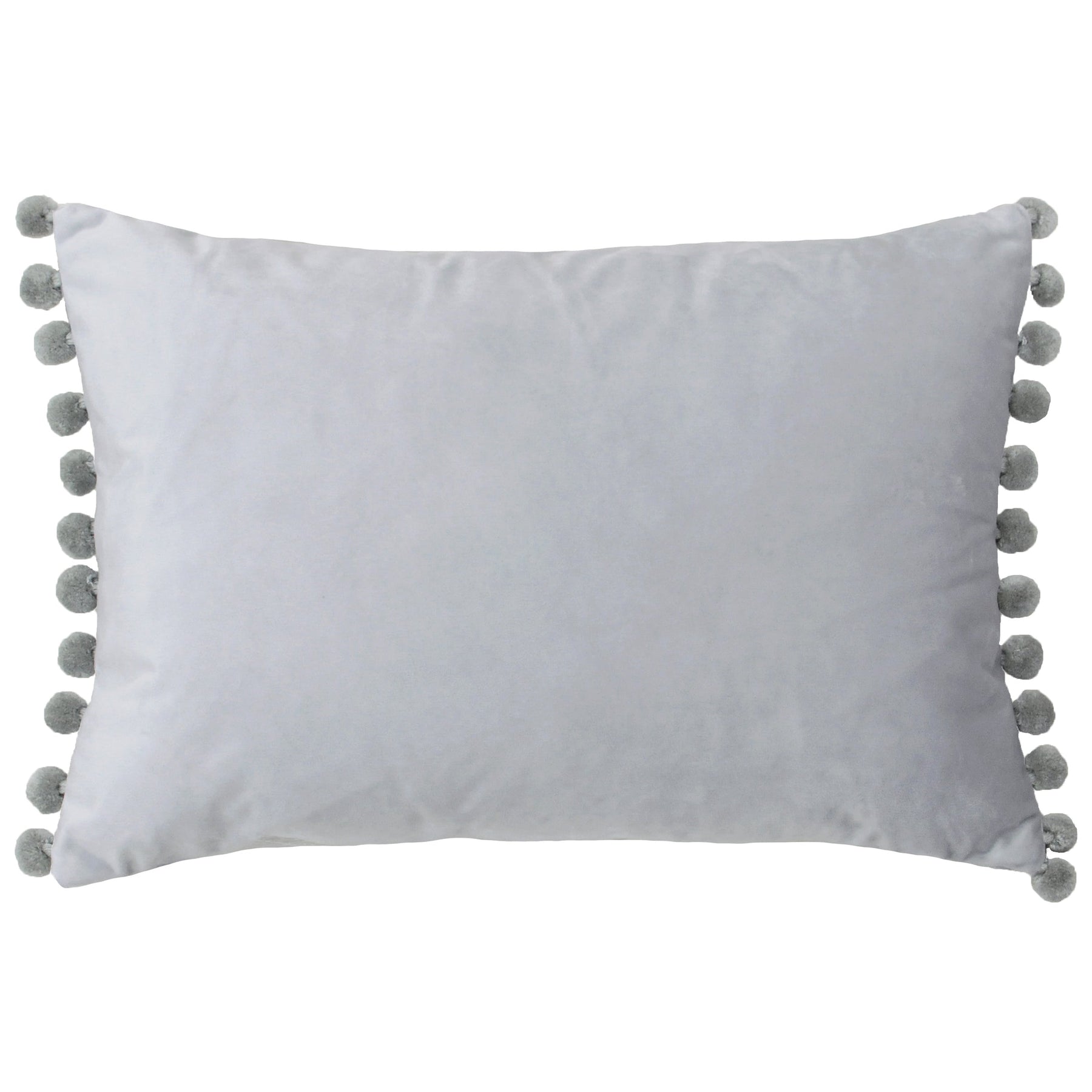 Fiesta Velvet 35cm x 50cm Filled Cushion Dove Silver