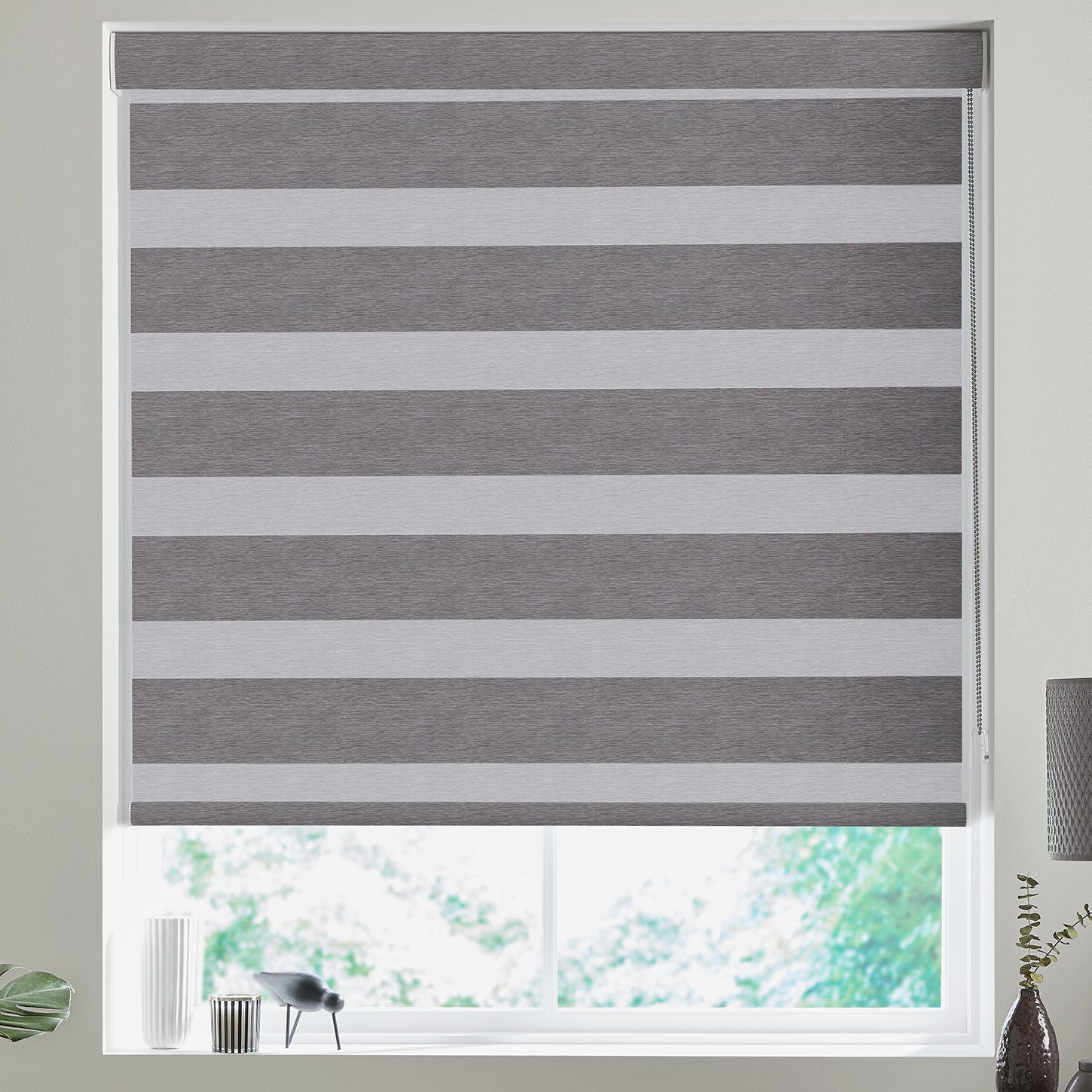 Evelyn Made To Measure Day Night Blinds Fog