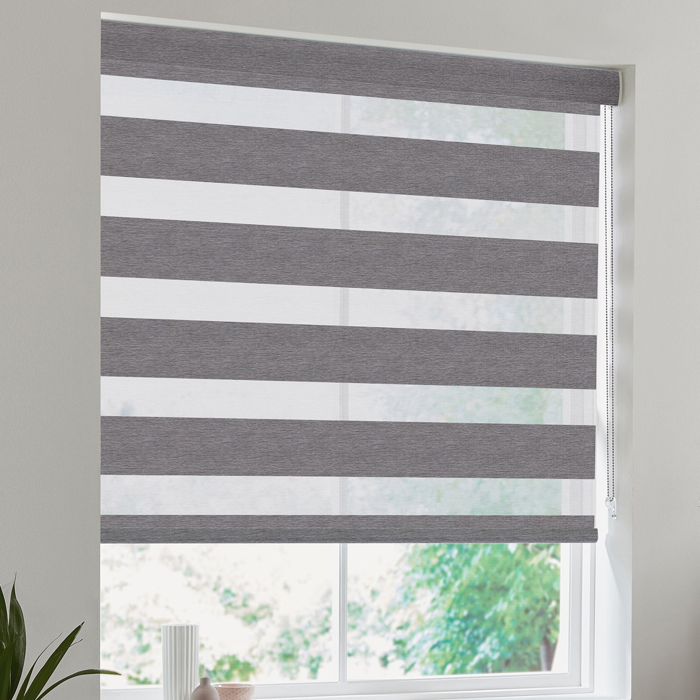 Evelyn Made To Measure Day Night Blinds Fog