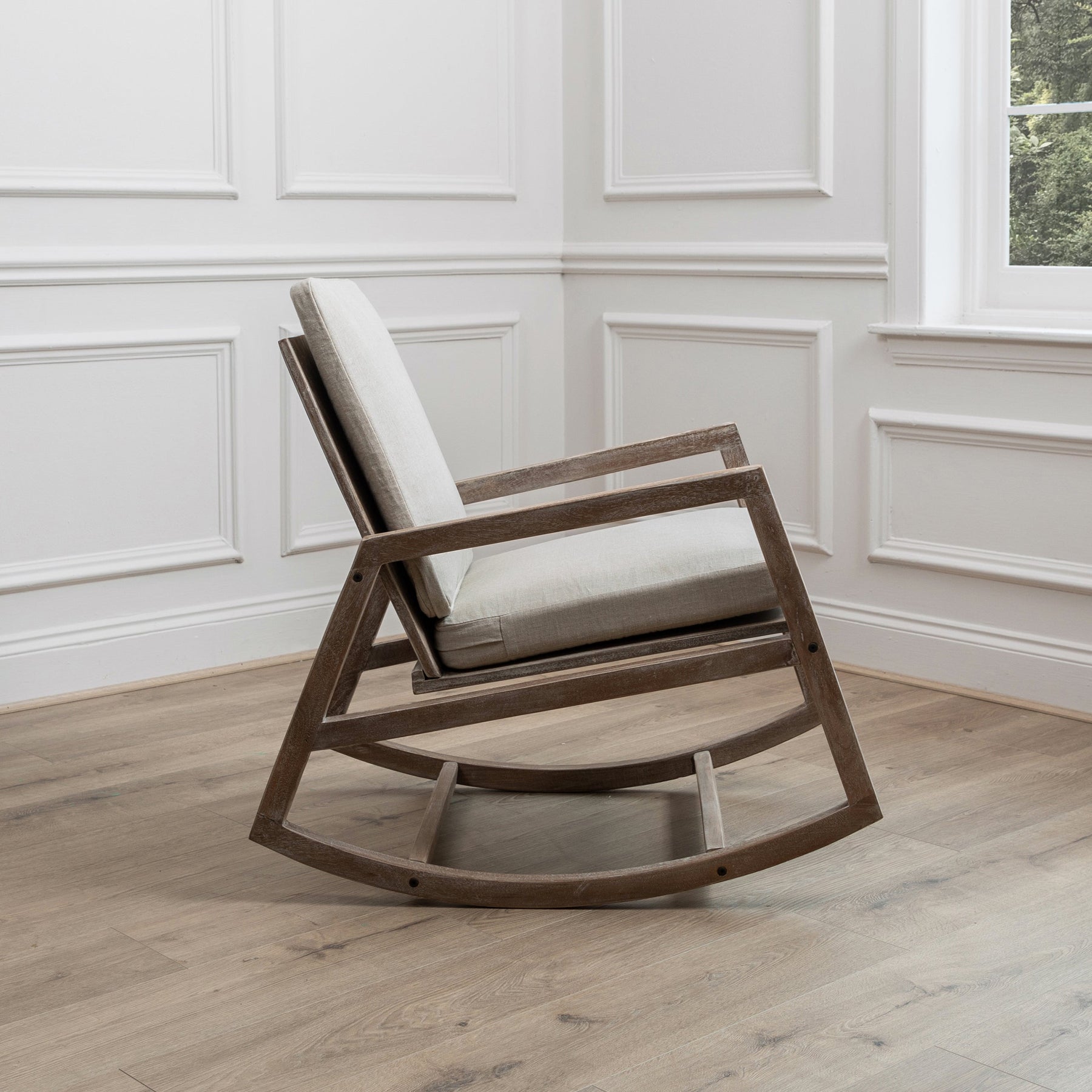 Voyage Maison Jonas Rocking 75cm x 85cm Armchair Grey Wash