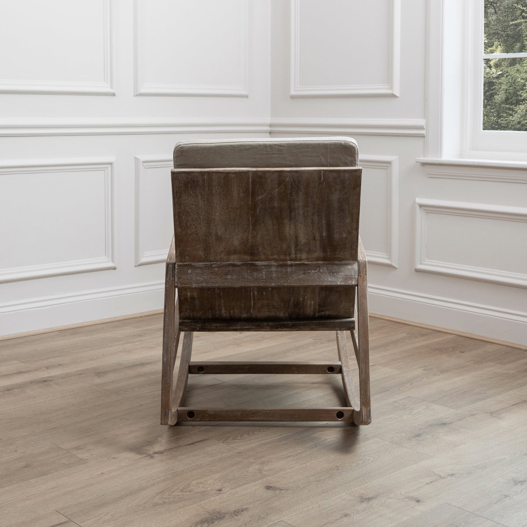 Voyage Maison Jonas Rocking 75cm x 85cm Armchair Grey Wash