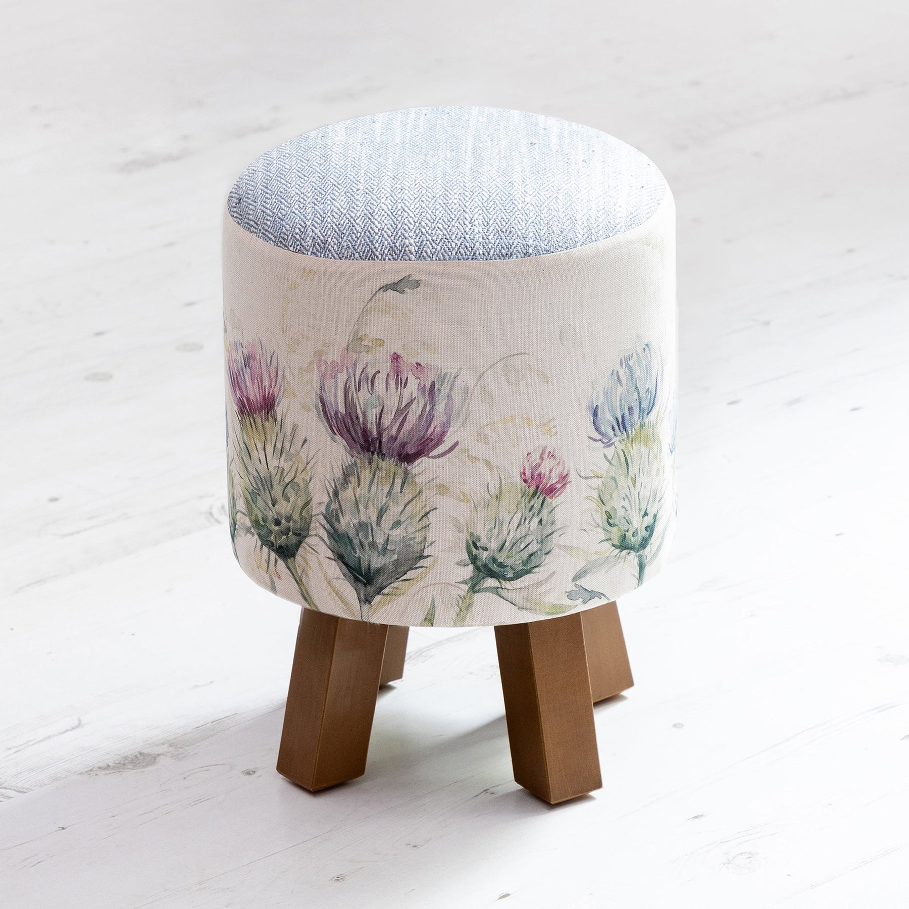 Voyage Maison Monty 42cm x 30cm Footstool Thistle Glen