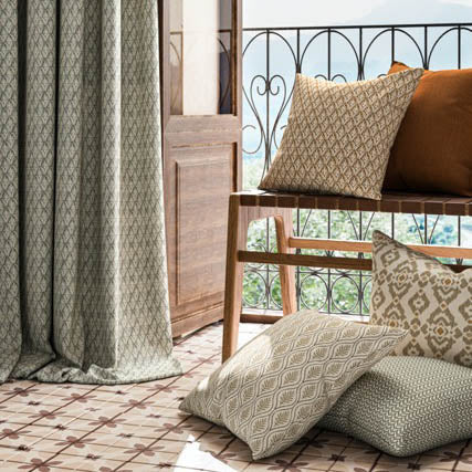 Ashley Wilde Mondrago Fabric Aegean