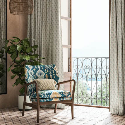 Ashley Wilde Agulla Fabric Ocean