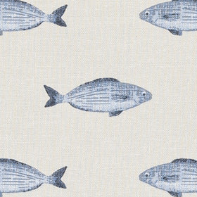 Pesce Fabric Blue