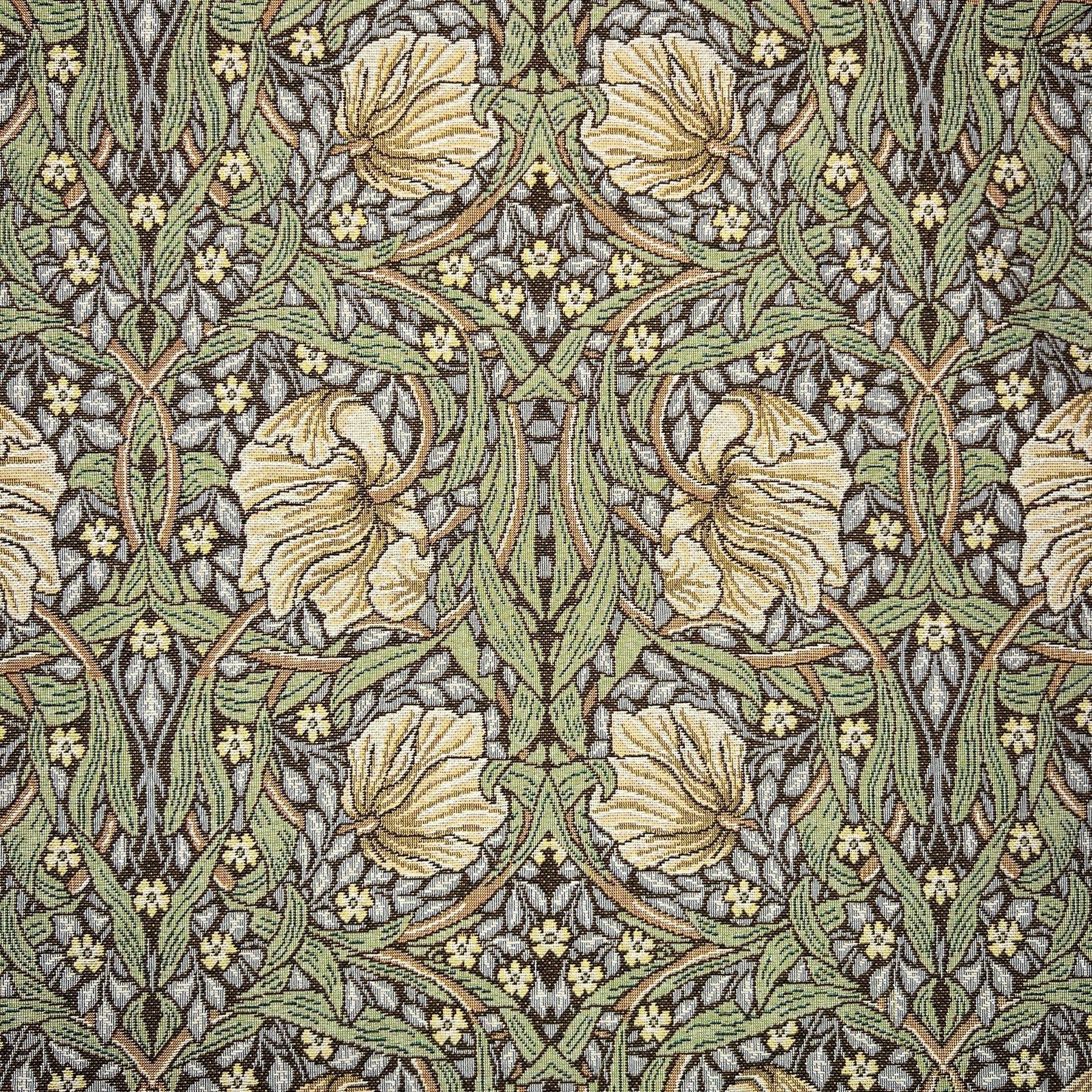 William Morris Pimpernel Tapestry Fabric Earth
