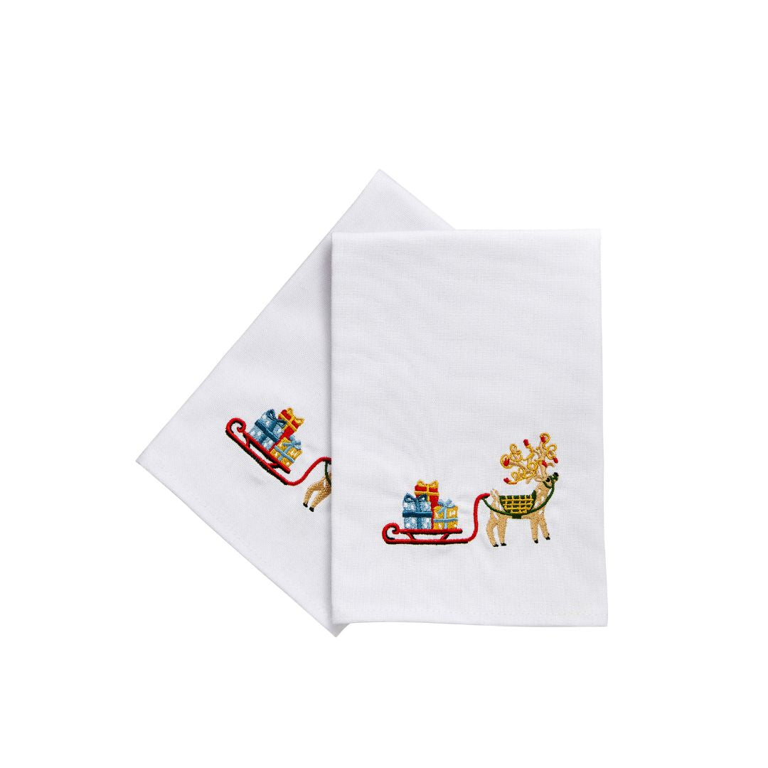Ulster Weavers Tis The Season Napkin Red & Green