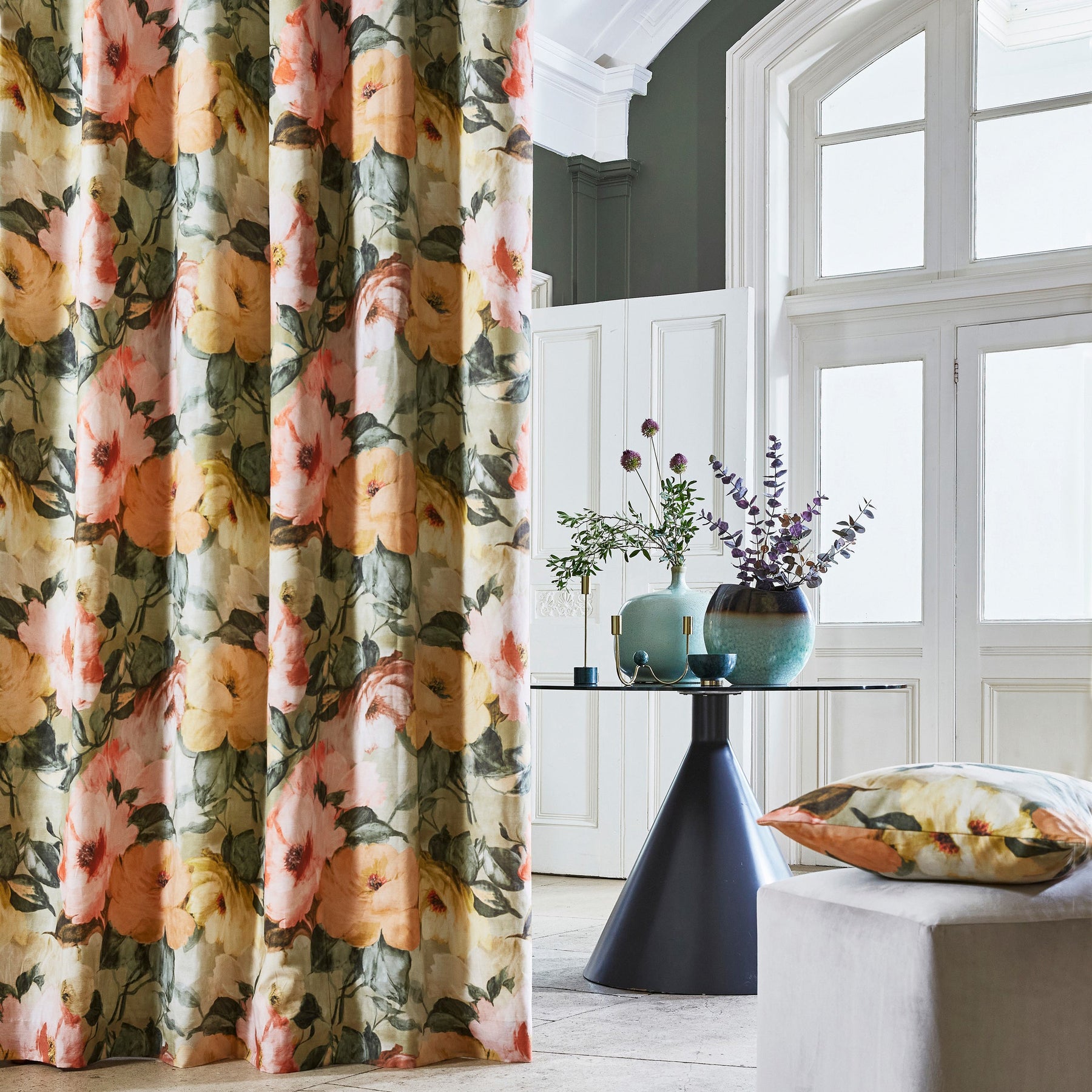 Prestigious Textiles Amelia Fabric Papaya