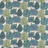 Arbre Digitally Printed Fabric Teal