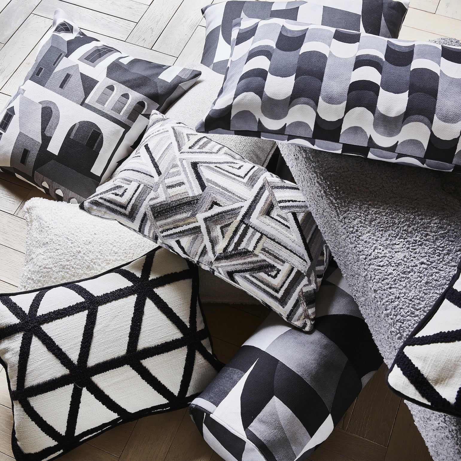 Prestigious Textiles Castillo Fabric Jet