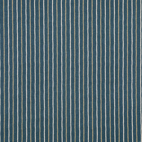Cromer Stripe Fabric Indigo