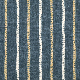 Cromer Stripe Fabric Indigo