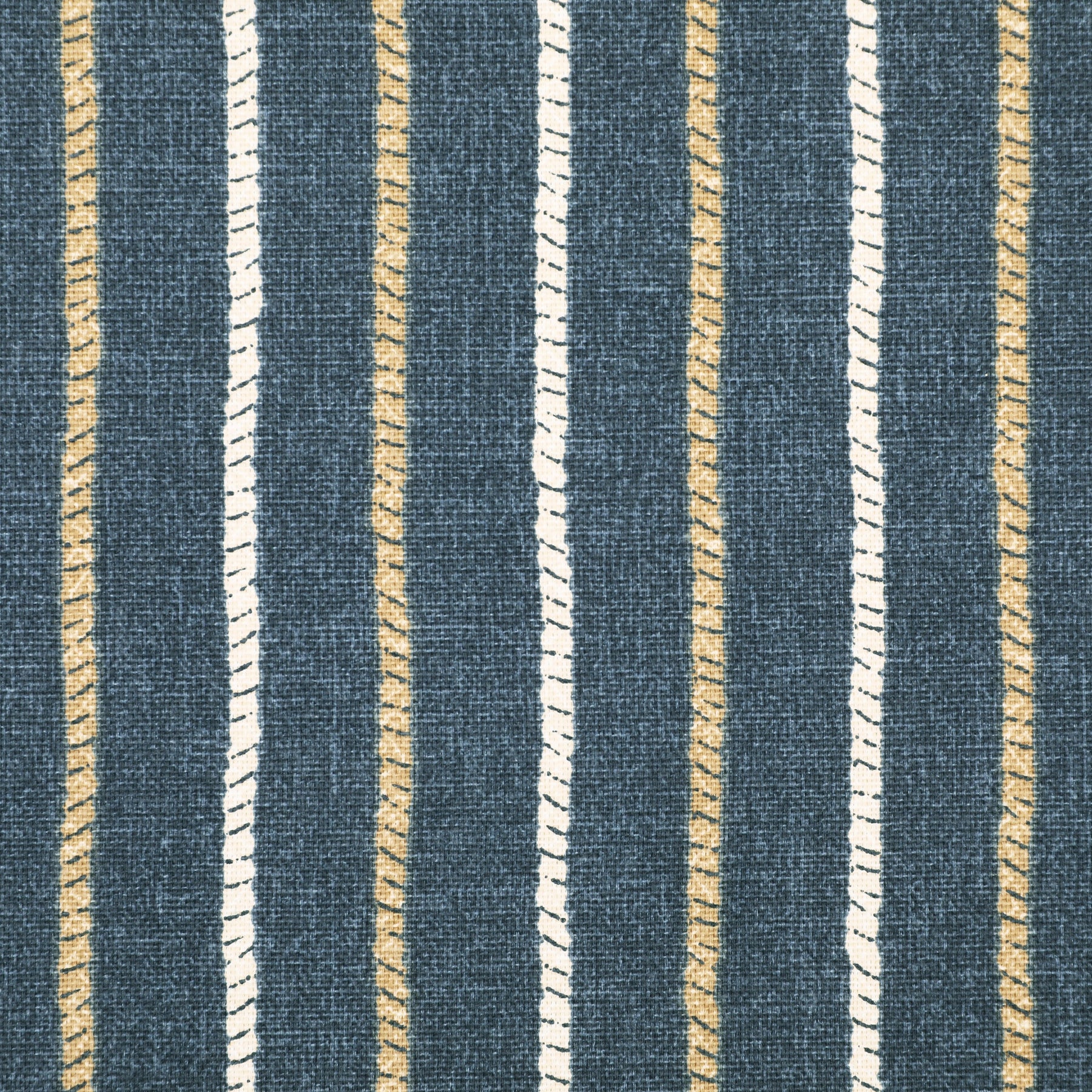 Cromer Stripe Fabric Indigo