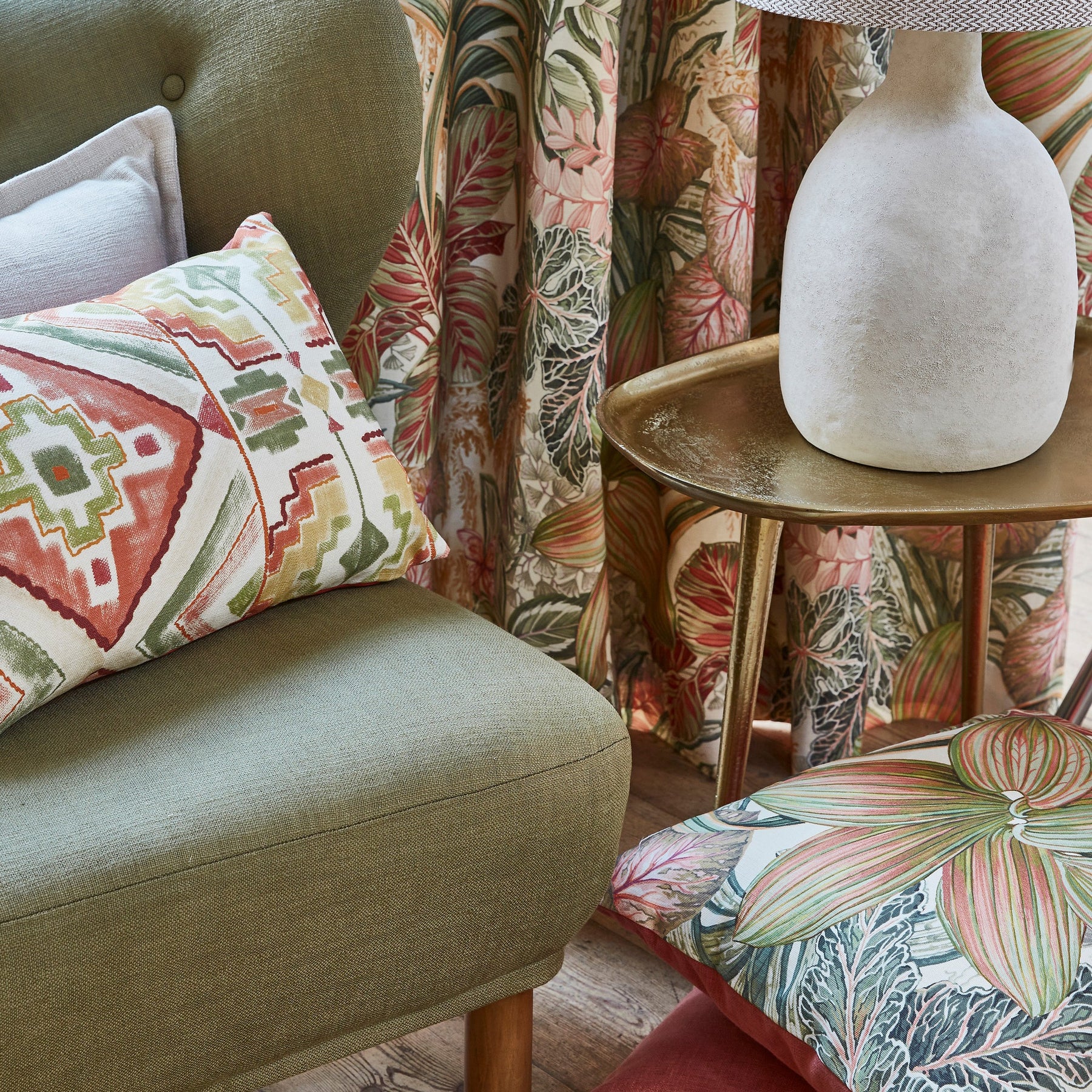 Prestigious Textiles Explorer Fabric Papaya