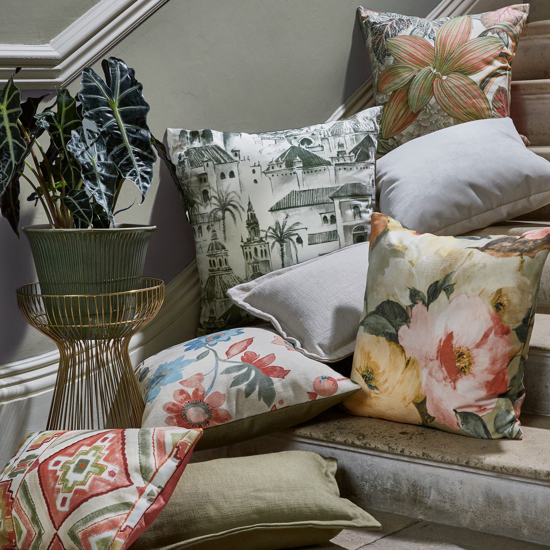 Prestigious Textiles Fleur Fabric Samba